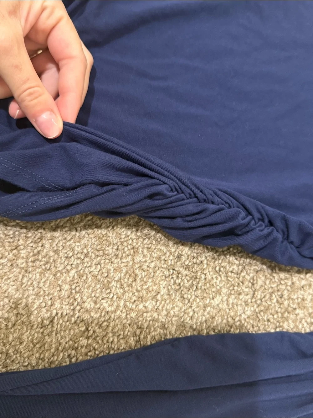 Women's Navy Lounge Pants and matching top set